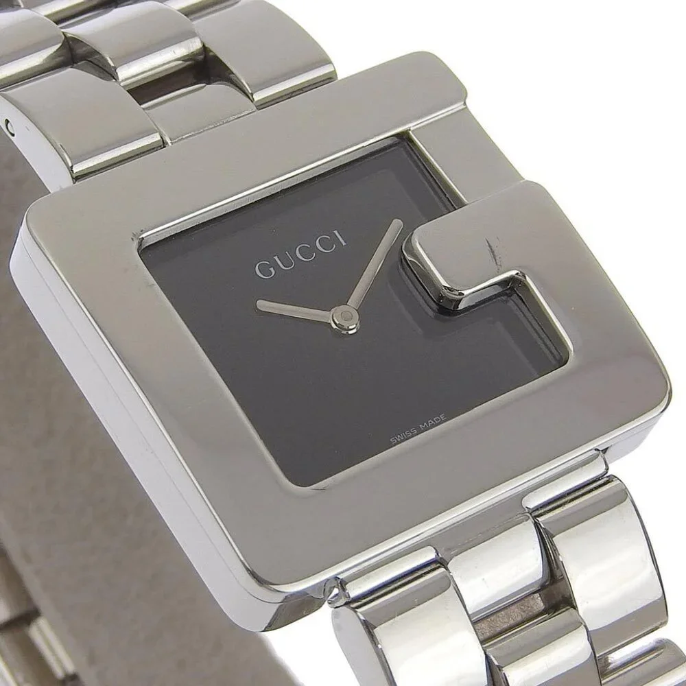 GUCCI Watches 4600L Silver Stainless Steel Quartz Analog display Women